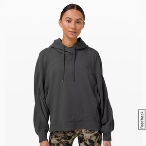 Lululemon Mellow In Hoodie- waffle lightweight pullover